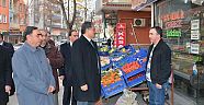 ÇAKIR, SİVAS CADDESİ ESNAFLARINI ZİYARET ETTİ !