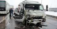 Çekici ile halk otobüsü çarpıştı: 6 yaralı