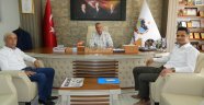 Çelikhan Kaymakamı ve Belediye Başkanından Küçük'e ziyaret