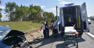 Çorlu'da bayram dönüşü kaza: 2 ölü, 5 yaralı