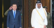 Cumhurbaşkanı Erdoğan, Katar Emiri ile görüştü