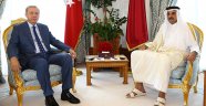 Cumhurbaşkanı Erdoğan Katar Emiri ile görüştü