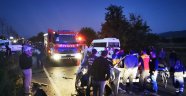 Denizli'de takla atan otomobil dehşet saçtı: 1 ölü 2 yaralı