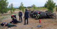 Denizli'de trafik kazası: 2 yaralı