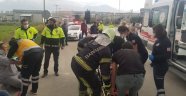 Denizli'de trafik kazası: 2 yaralı