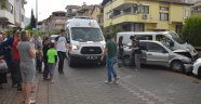 Denizli'de mahalleliyi ayağı kaldıran trafik kazası