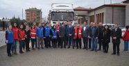 Depremzedeler için toplanan yardımlar yola çıktı