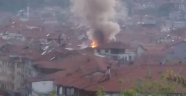 Devrek'teki ev yangını cep telefonuna böyle yansıdı