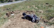 Devrilen motosikletin sürücüsü öldü