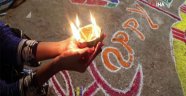 Diwali Festivali renkli görüntüler oluşturdu