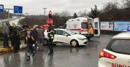 Düzce'de ambulans otomobille çarpıştı: 1 yaralı
