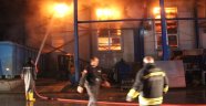 Düzce'de fabrika yangını