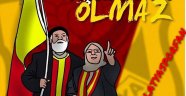 E.Yeni Malatyaspor'un renkli simaları Maço Orhan ve Fatma Nine'nin tabloları yapıldı