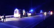 Edirne'de otobüs tarlaya uçtu: 7 yaralı