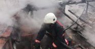 Elazığ'da çatı yangını
