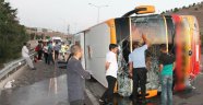 Elazığ'da yolcu otobüsü devrildi: 27 yaralı