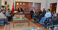 Engelli dernek başkanlarını kabul eden Belediye Başkanı Çakır: