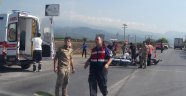 Erzin'de motosiklet kazası: 3 yaralı