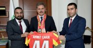 Evkur Yeni Malatyaspor Taraftarlar Derneğinden Çakır'a ziyaret