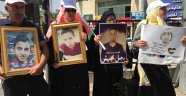 Filistinli şehitlerin aileleri İsrail'i protesto etti