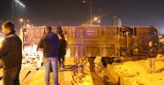 Gaziantep'te belediye otobüsü devrildi: 20 yaralı