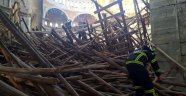 Gaziantep'te cami inşaatında iskele çöktü: 1 işçi kayıp