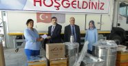 Genç çiftçilere arı ve malzeme dağıtımı