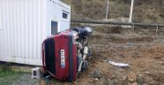 Gizli buzlanma kazaya neden oldu: 2 yaralı