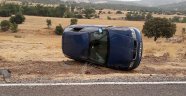 Gölbaşında otomobil takla attı: 2 Yaralı