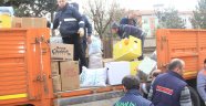 Havza'dan depremzedelere yardım eli