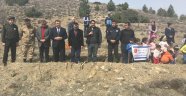 Hekimhan'da fidanlar toprakla buluşturuldu