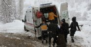 Hizan'da 5 saatlik hasta kurtarma operasyonu