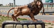 Irak'ta 65 bin dolara mal olan aslan heykeli tepkiye yol açtı