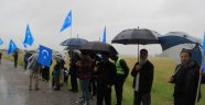 İsveç'te Uygur Türkleri Çin'i protesto etti