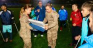 Jandarmadan Ampute Futbol Takımına moral ziyareti
