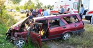 Kabir ziyaretinden dönen aile kaza yaptı: 6 yaralı
