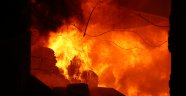 Kahramanmaraş'ta korkutan fabrika yangını