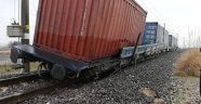 Kahramanmaraş'ta tren vagonu raydan çıktı