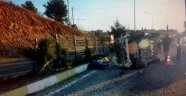 Kamyonet takla attı: 1 ölü, 1 yaralı