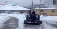 Kar Darende'de hayatı olumsuz etkiledi