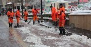 Kar temizleme çalışmaları başladı
