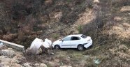 Karabük'te otomobil şarampole uçtu: 7 yaralı