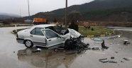 Karabük'te trafik kazası: 2 yaralı