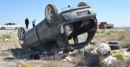 Karaman'da otomobil takla attı: 7 yaralı