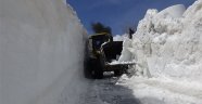 Karla kaplı yol 6 ay sonra açılabildi