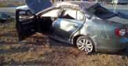 Kavşakta iki otomobil çarpıştı: 4 yaralı