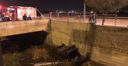 Kayseri'de otomobil kanala uçtu: 1 yaralı
