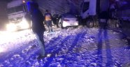 Kayseri'de zincirleme kaza: 1 yaralı