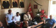 Kazgan'dan MHP'ye taziye ziyareti
