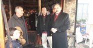 Keskin'den işyeri yanan esnafa ziyaret